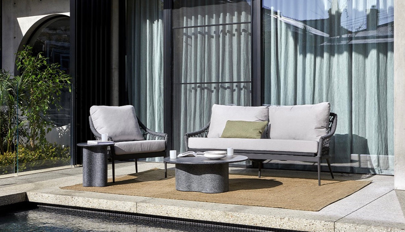 Artie Wave Coffee Table Terracotta Speckle