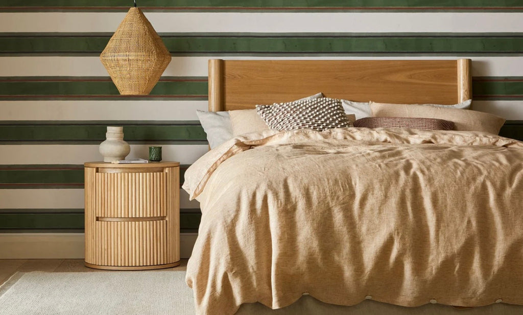Benjamin Ripple Round Bedside Natural