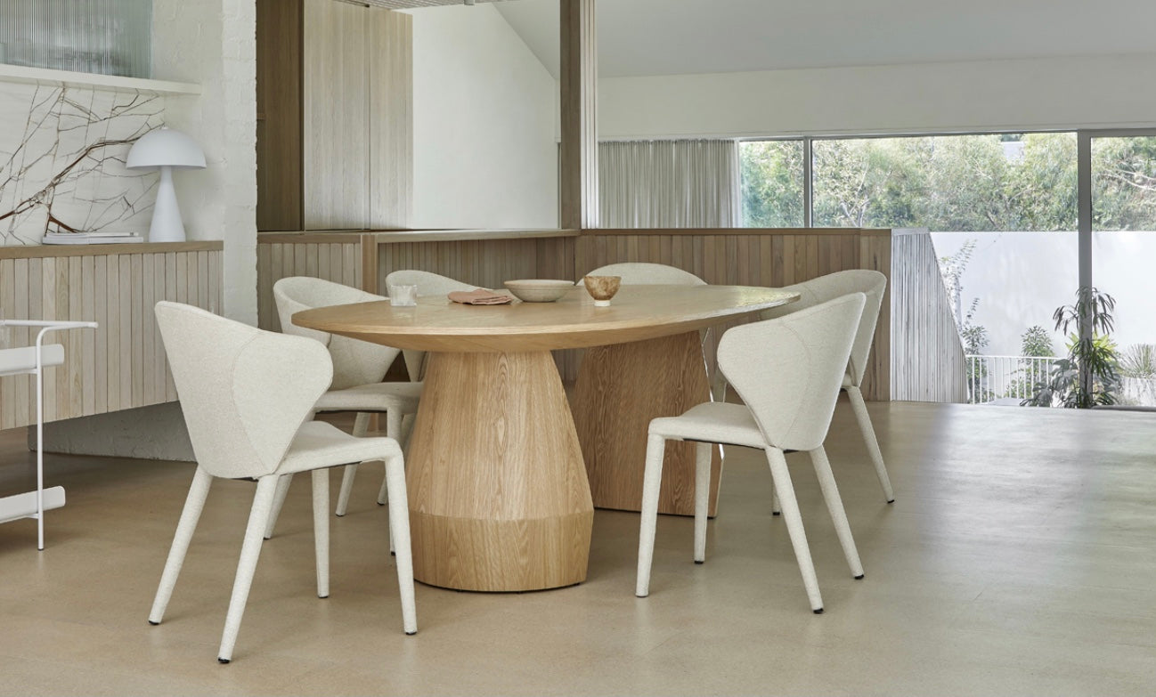 Bloom Dining Table Oval Natural
