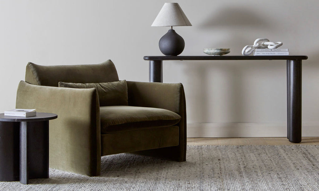 Sidney Peak Sofa Chair Natural Speckle