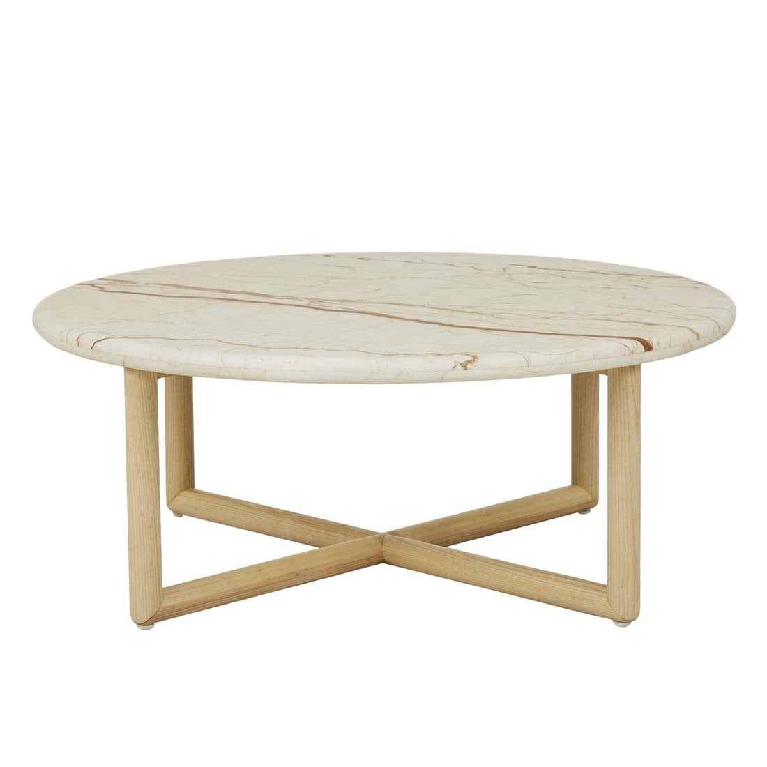 Camille Coffee Table Brown Vein Marble