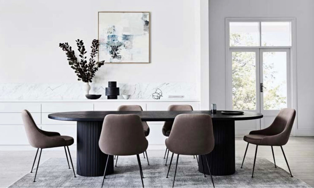Benjamin Ripple Dining Table Natural 2800mm