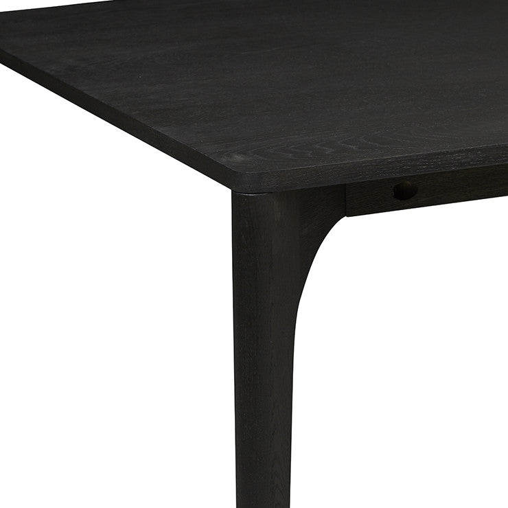 Huxley Curve Dining Table 3000mm Black