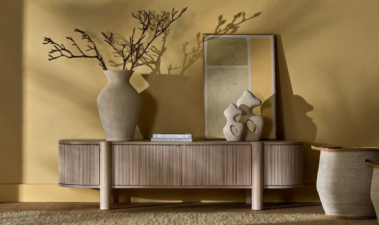 Artie Ripple Entertainment Unit Whitewash