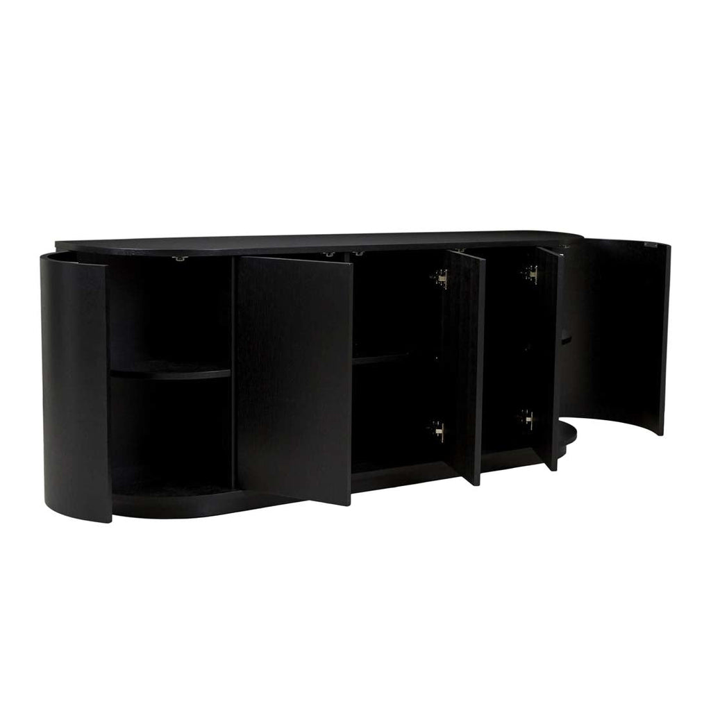 Oberon Crescent Buffet Matt Dark
