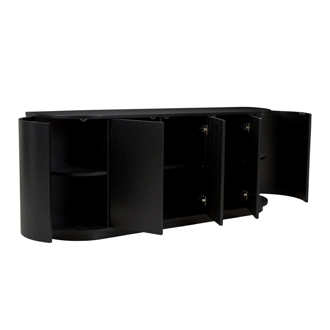 Oberon Crescent Buffet Matt Dark