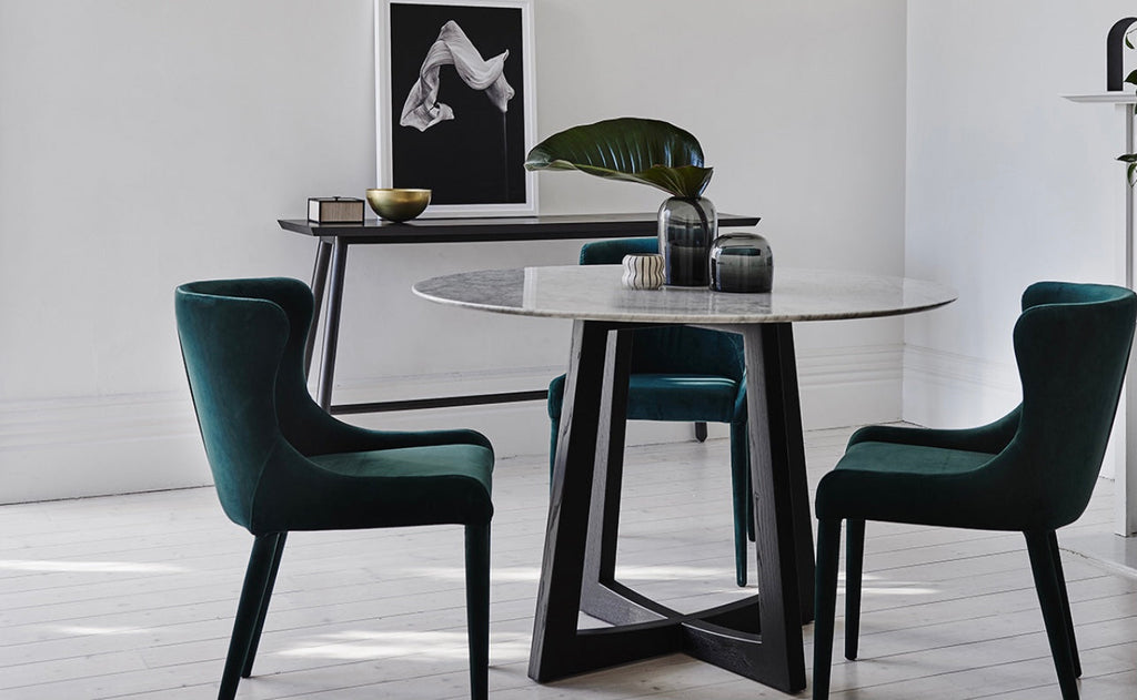 Claudia Dining Chair Onyx Velvet