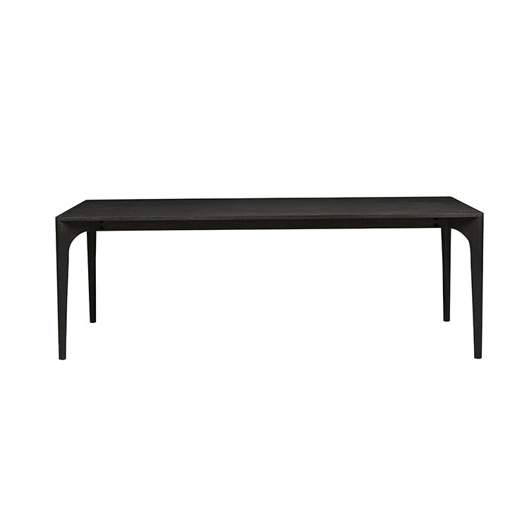 Huxley Curve Dining Table 3000mm Black