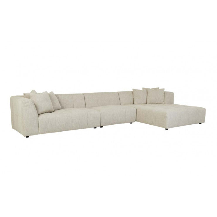 Sidney Slouch Right Chaise Barley
