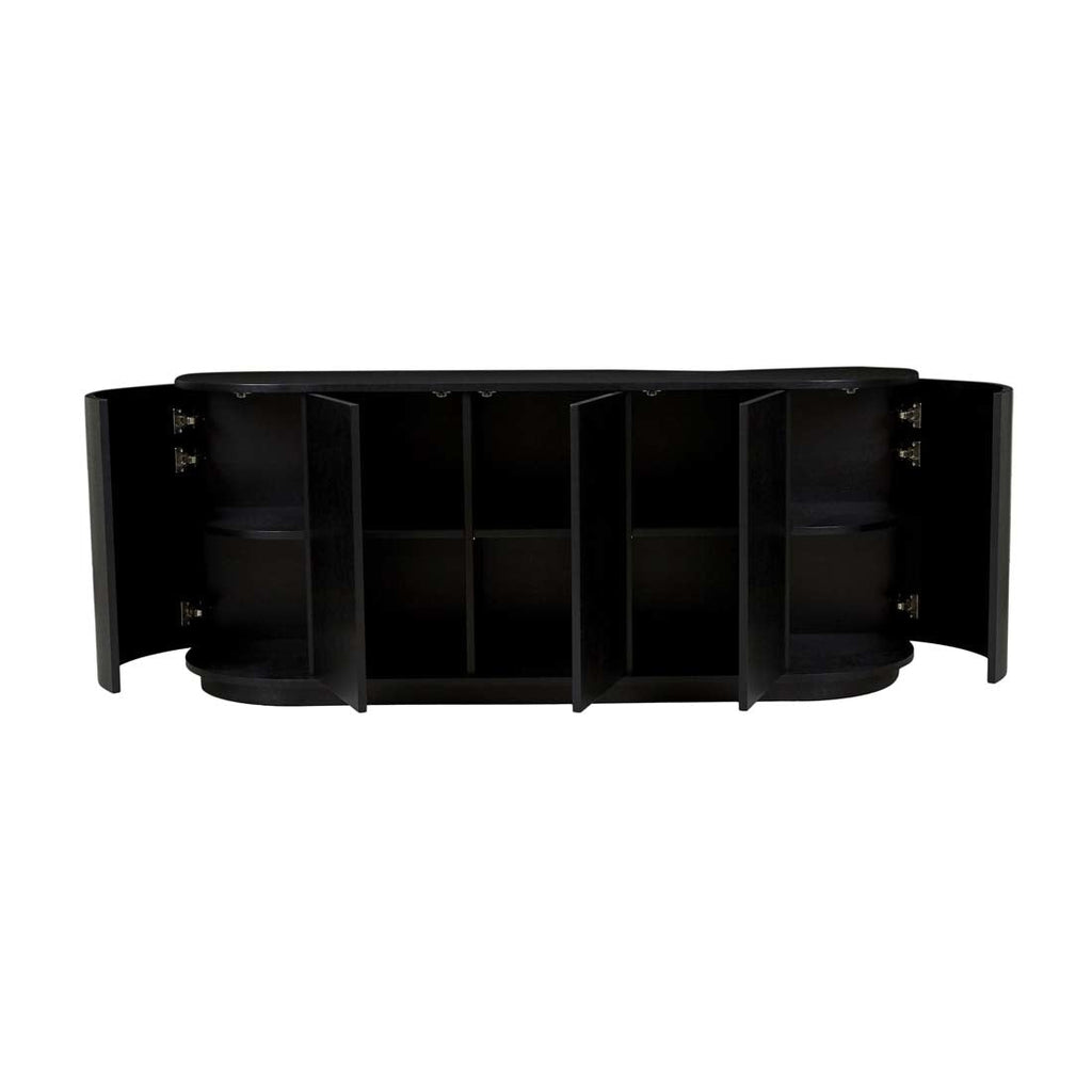 Oberon Crescent Buffet Matt Dark