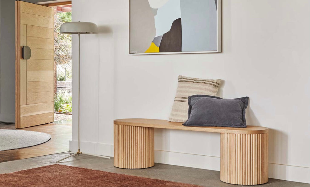 Benjamin Ripple Bench Natural