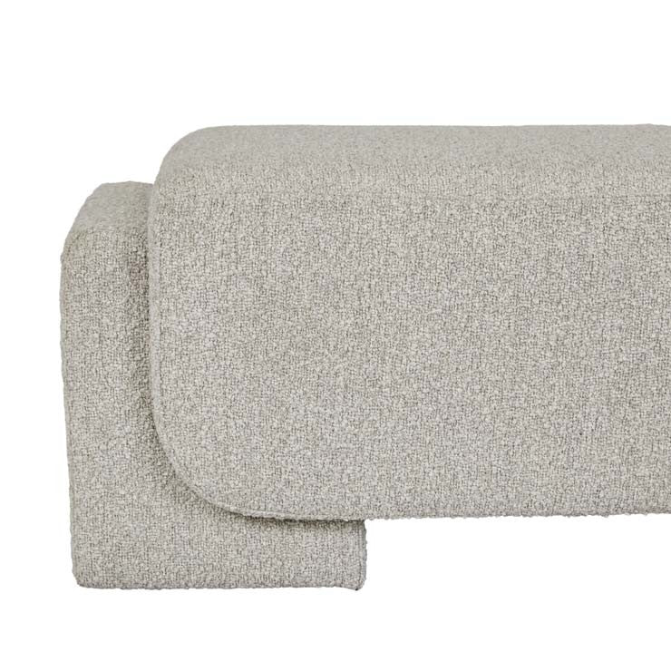 Curva Bench Seat Oat Sherpa