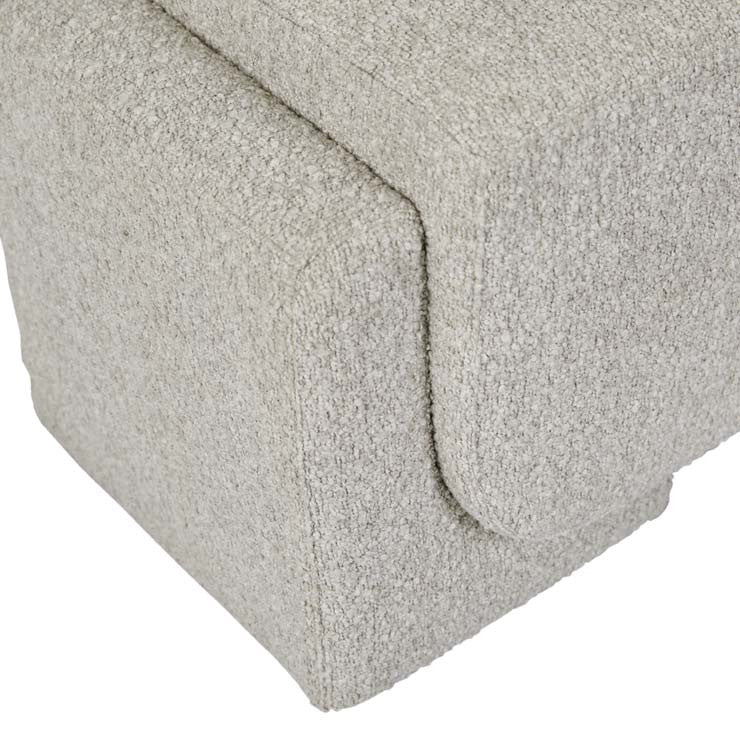 Curva Bench Seat Oat Sherpa