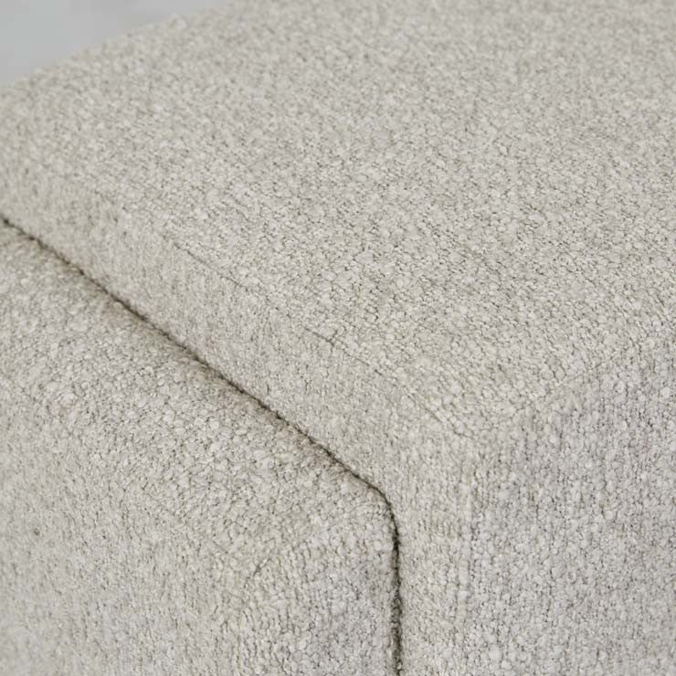 Curva Bench Seat Oat Sherpa