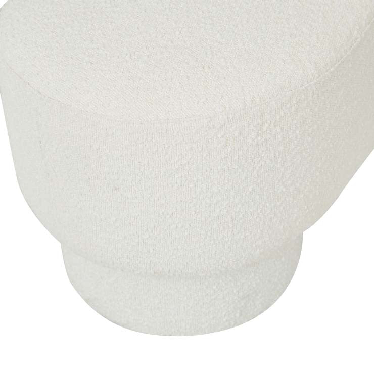 Zola Bench Seat Chalk Boucle