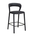 Jessica Barstool Onyx Velvet