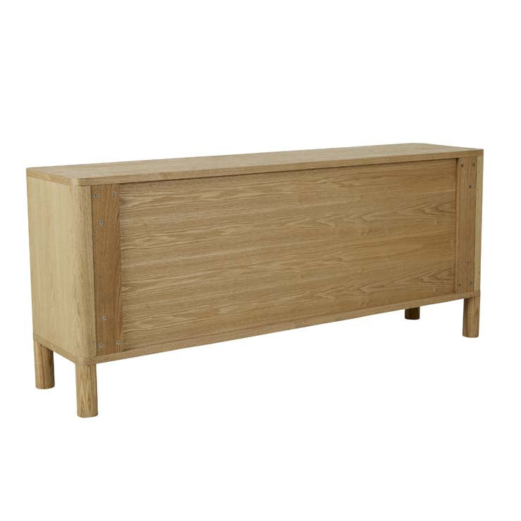 Oliver Fluted Buffet Natural Ash