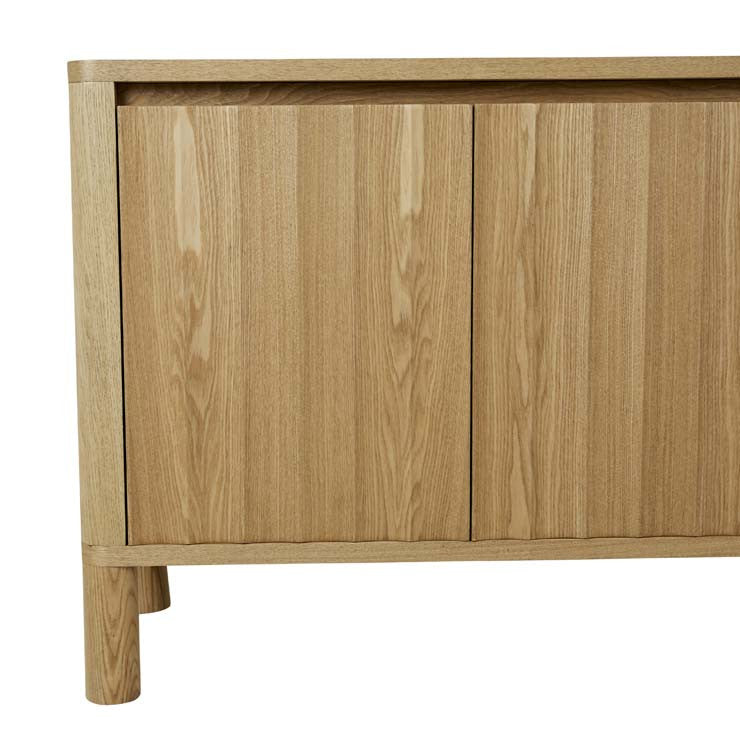 Oliver Fluted Buffet Natural Ash