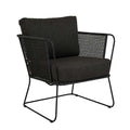 Cabana Sleigh Armchair Charcoal