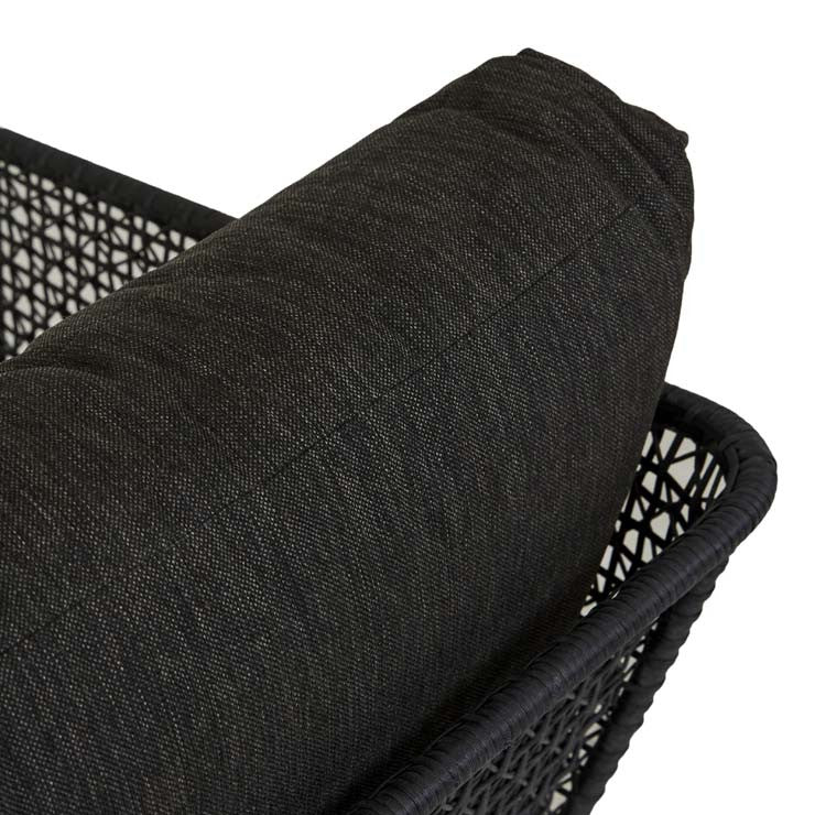 Cabana Sleigh Armchair Charcoal