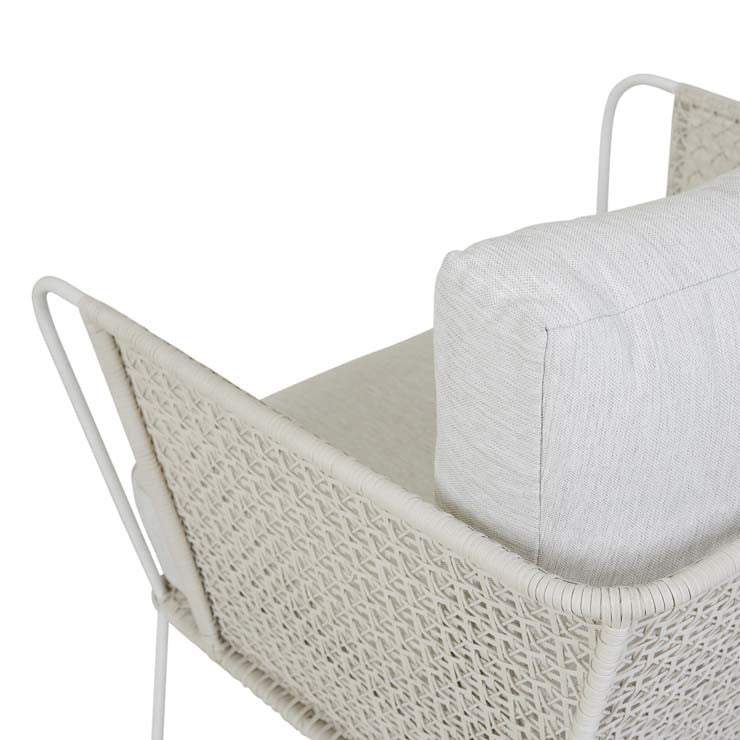 Cabana Sleigh Armchair Snow