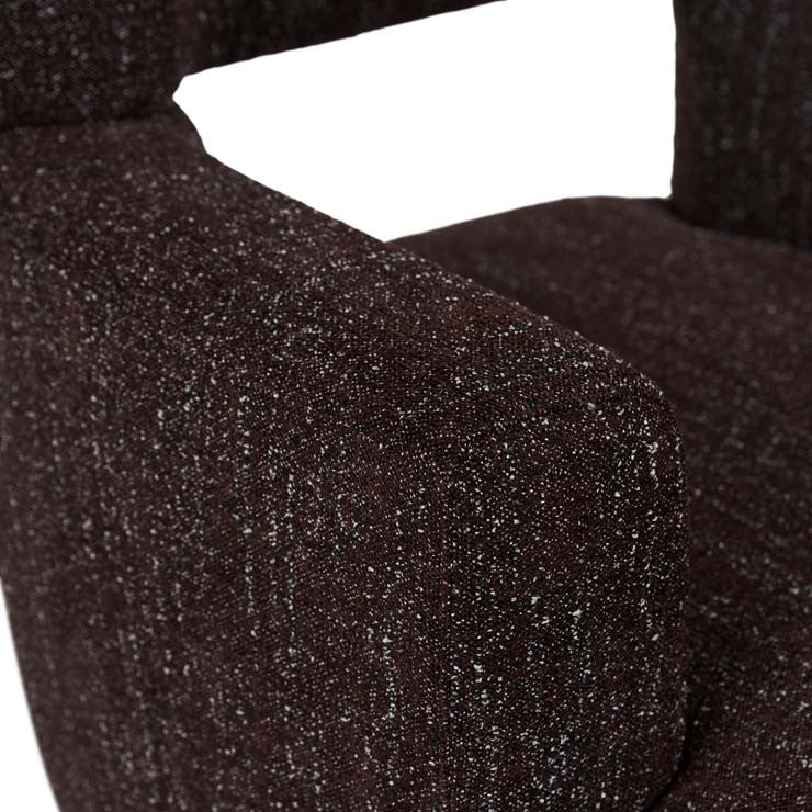Cyrus Armchair Plum Speckle