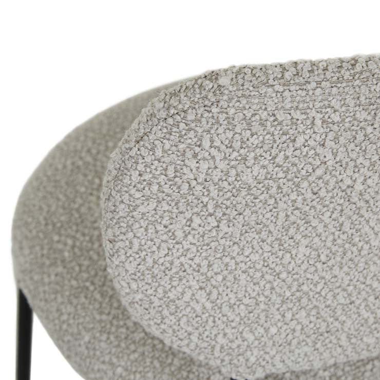 Miller Dining Chair Taupe Boucle