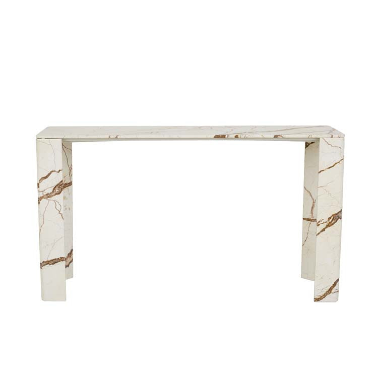 Atlas Slab Console Brown Vein
