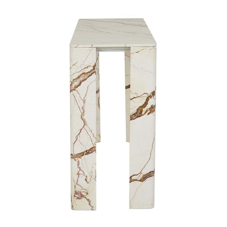 Atlas Slab Console Brown Vein