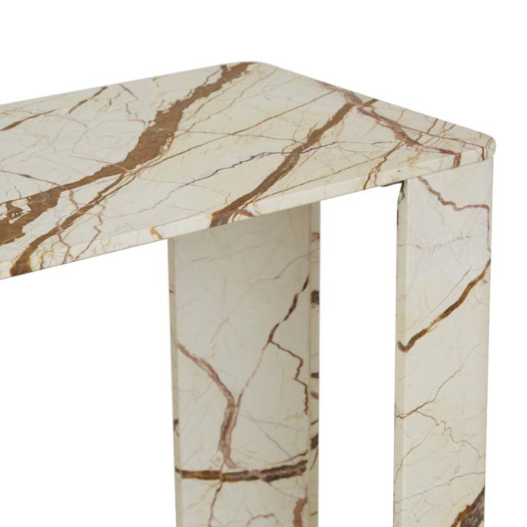 Atlas Slab Console Brown Vein