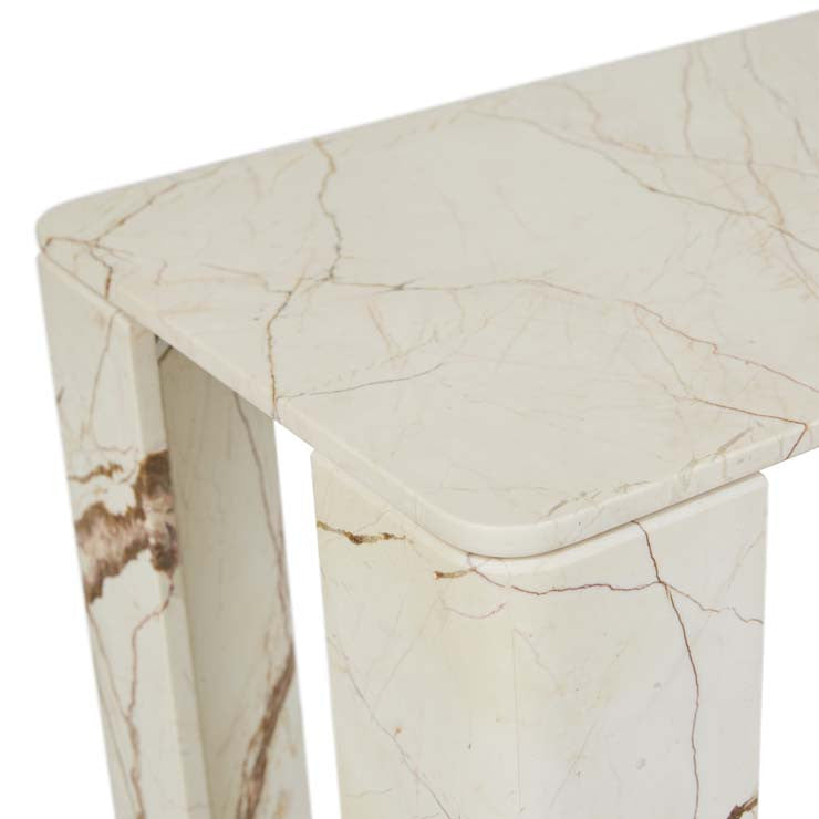 Atlas Slab Console Brown Vein