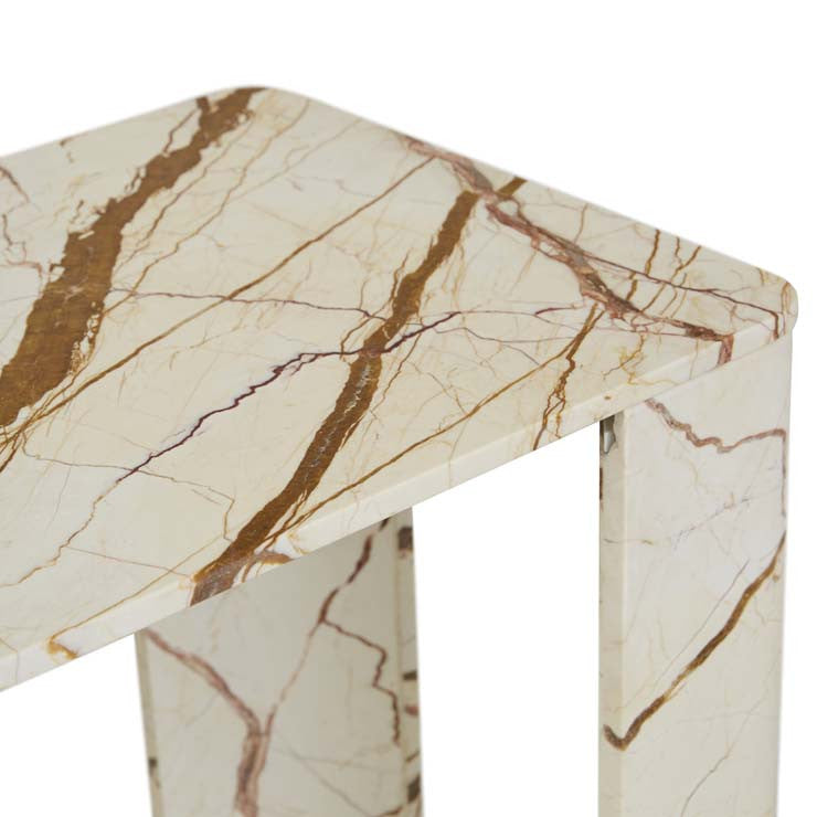 Atlas Slab Console Brown Vein