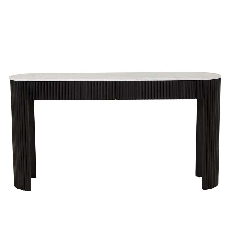 Benjamin Ripple Grand Marble Console Black