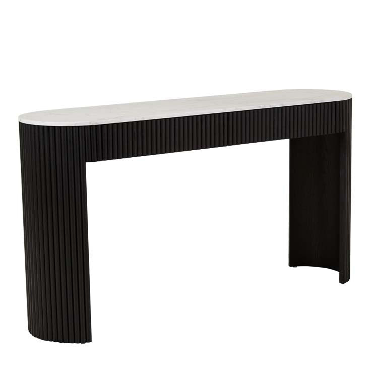 Benjamin Ripple Grand Marble Console Black