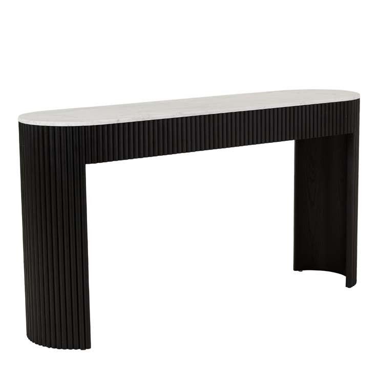 Benjamin Ripple Grand Marble Console Black