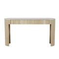 Benjamin Ripple Grand Marble Console Natural Ash