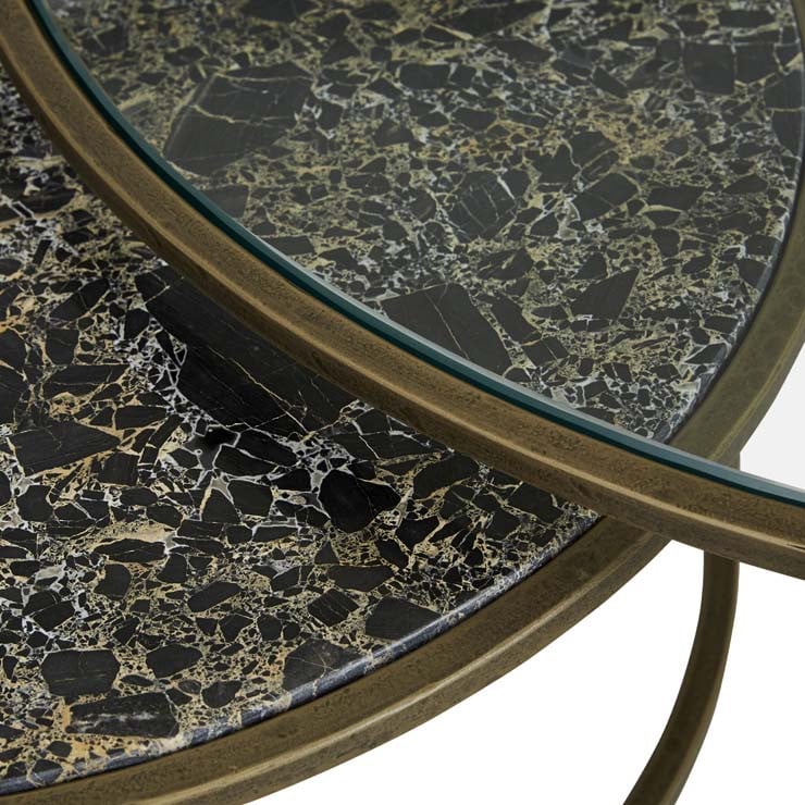 Verona Charm Nest Coffee Tables Portoro