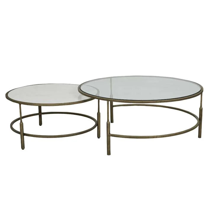 Verona Charm Nest Coffee Table White Marble