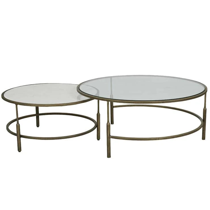 Verona Charm Nest Coffee Table White Marble