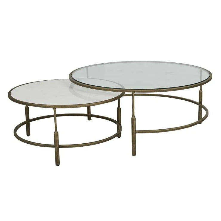 Verona Charm Nest Coffee Table White Marble