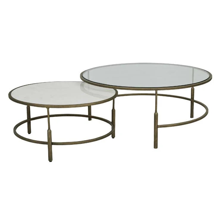 Verona Charm Nest Coffee Table White Marble