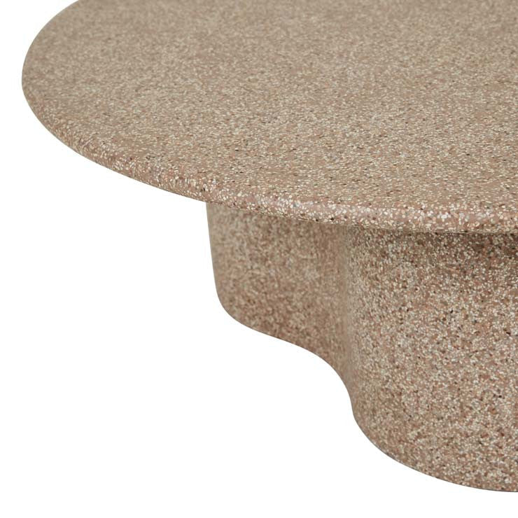 Artie Wave Coffee Table Terracotta Speckle