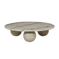 Atlas Sphere Coffee Table Brown Vein