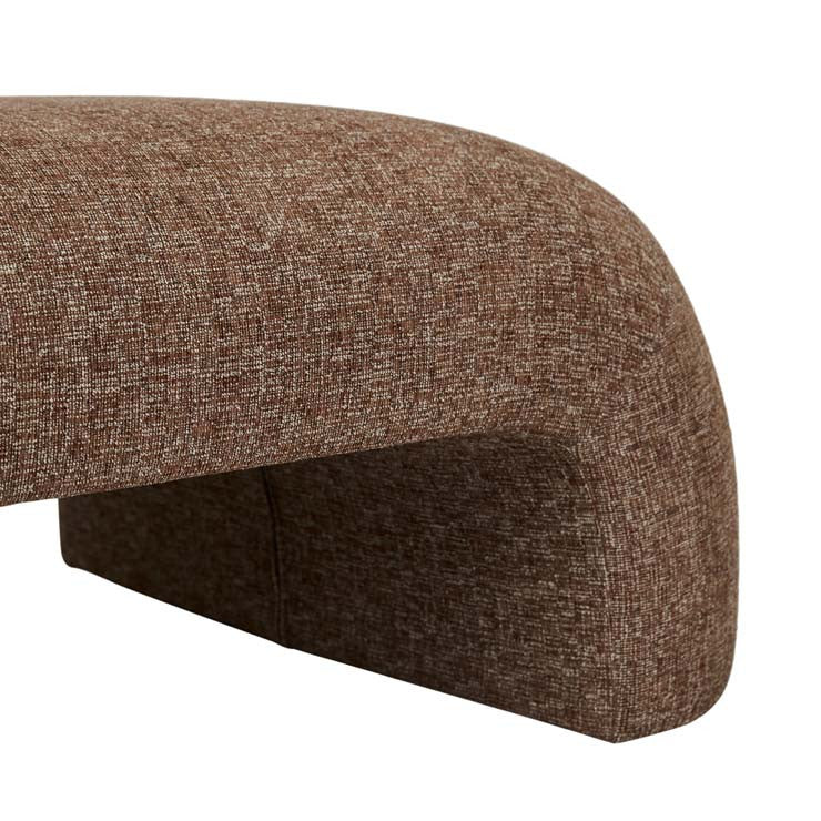 Aubury Day Bed Left Cinnamon Speck