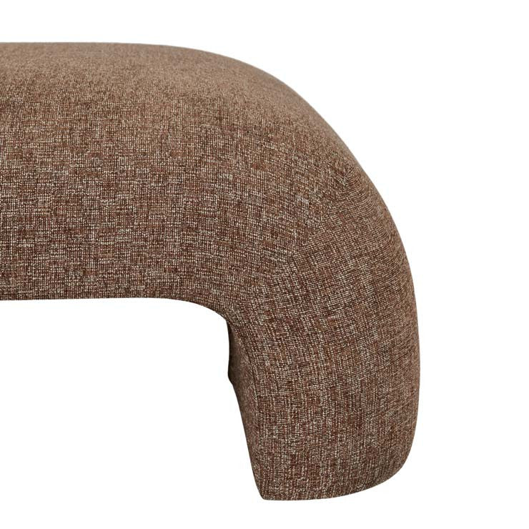 Aubury Day Bed Left Cinnamon Speck