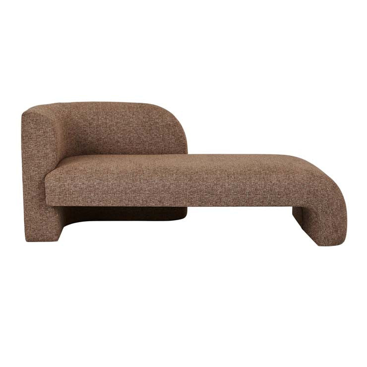 Aubury Day Bed Left Cinnamon Speck