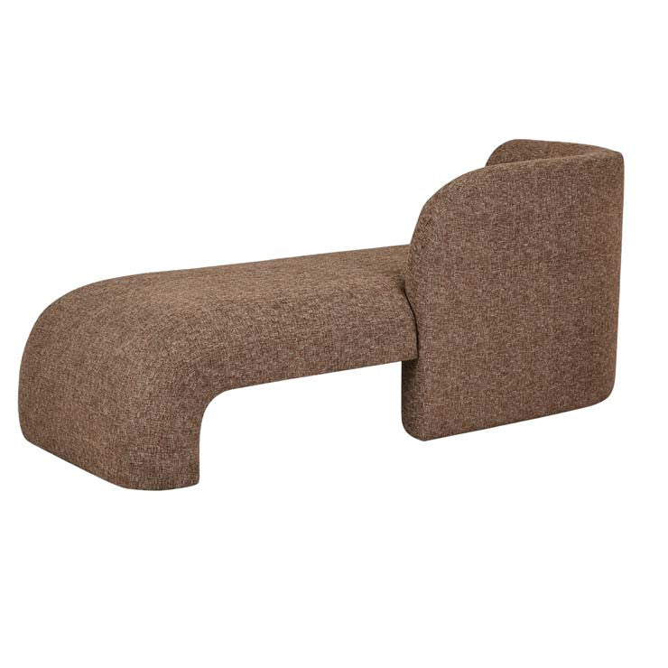 Aubury Day Bed Left Cinnamon Speck