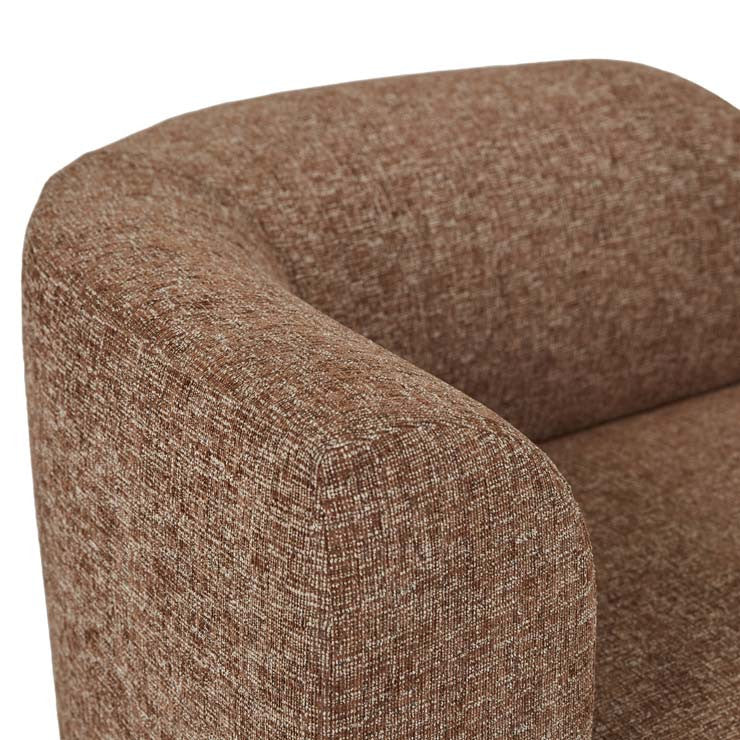 Aubury Day Bed Left Cinnamon Speck