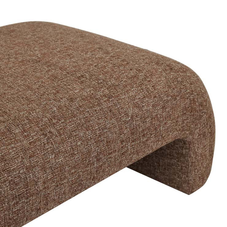 Aubury Day Bed Left Cinnamon Speck