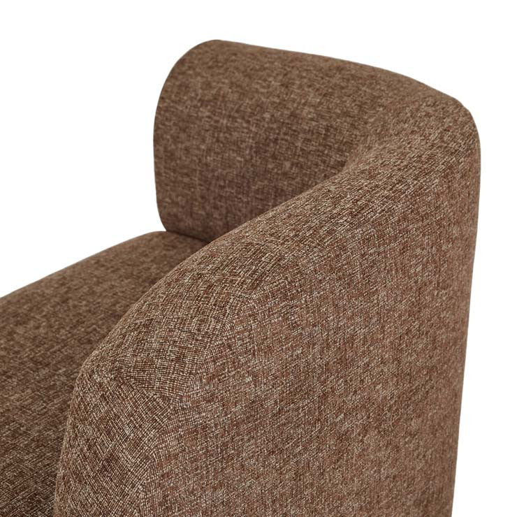 Aubury Day Bed Left Cinnamon Speck